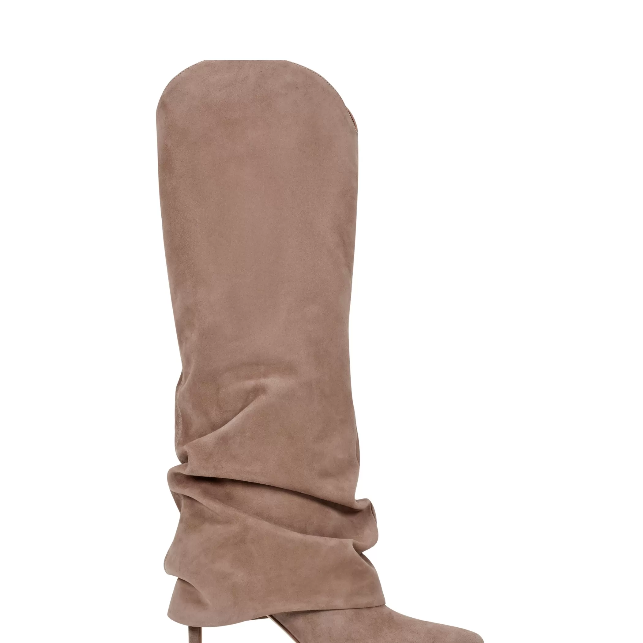 Discount Marc Fisher Nairine Foldover Dress Boot Natural Suede