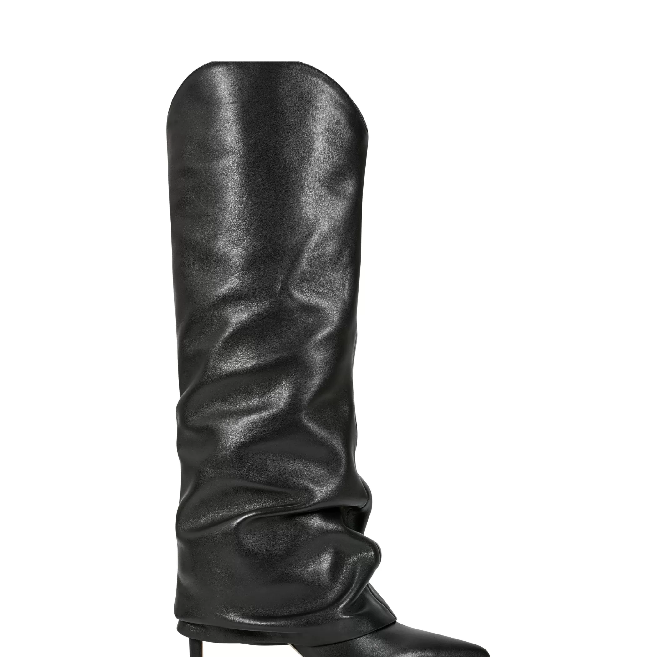 Hot Marc Fisher Nairine Foldover Dress Boot Black Leather