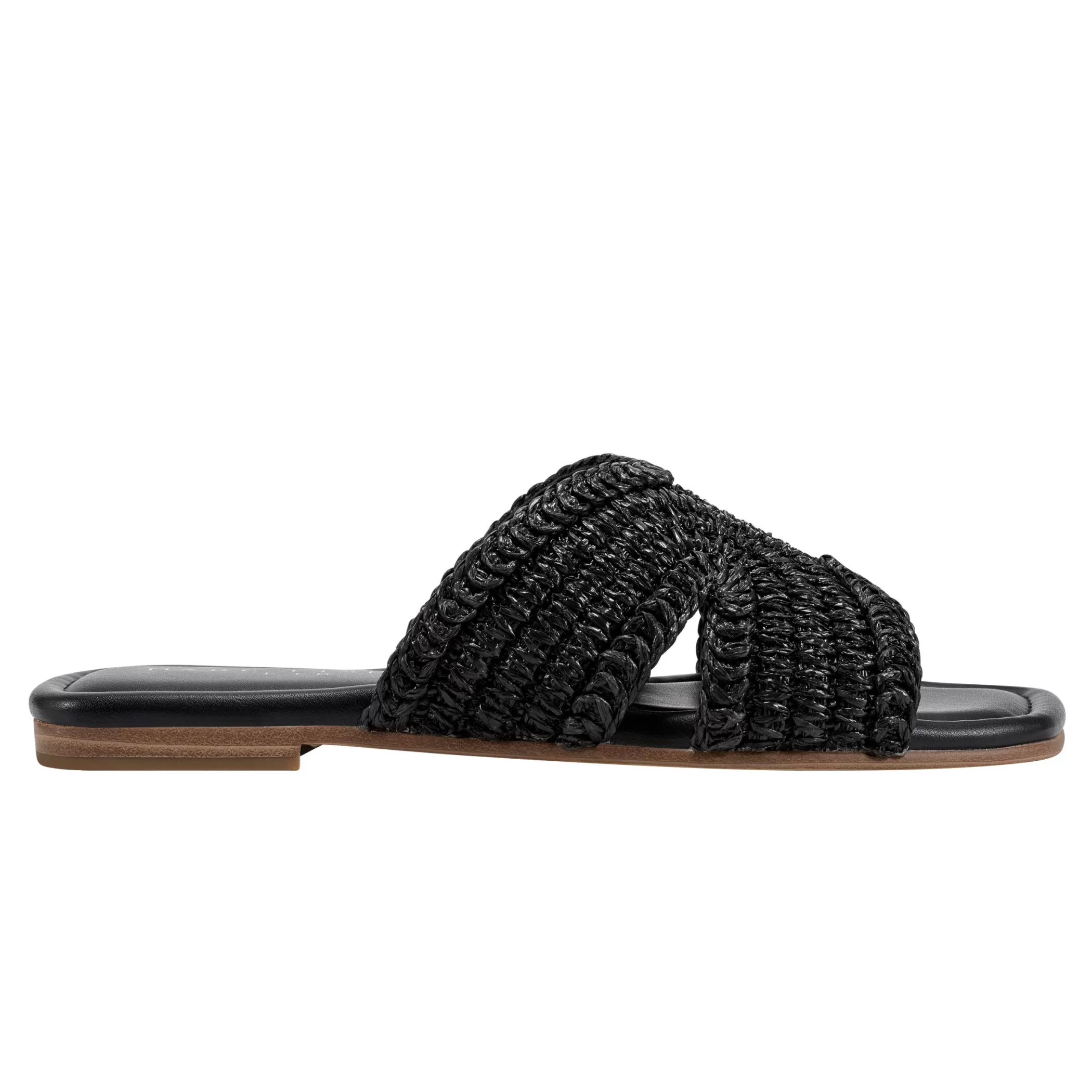 Shop Marc Fisher Narda Flat Sandal Black