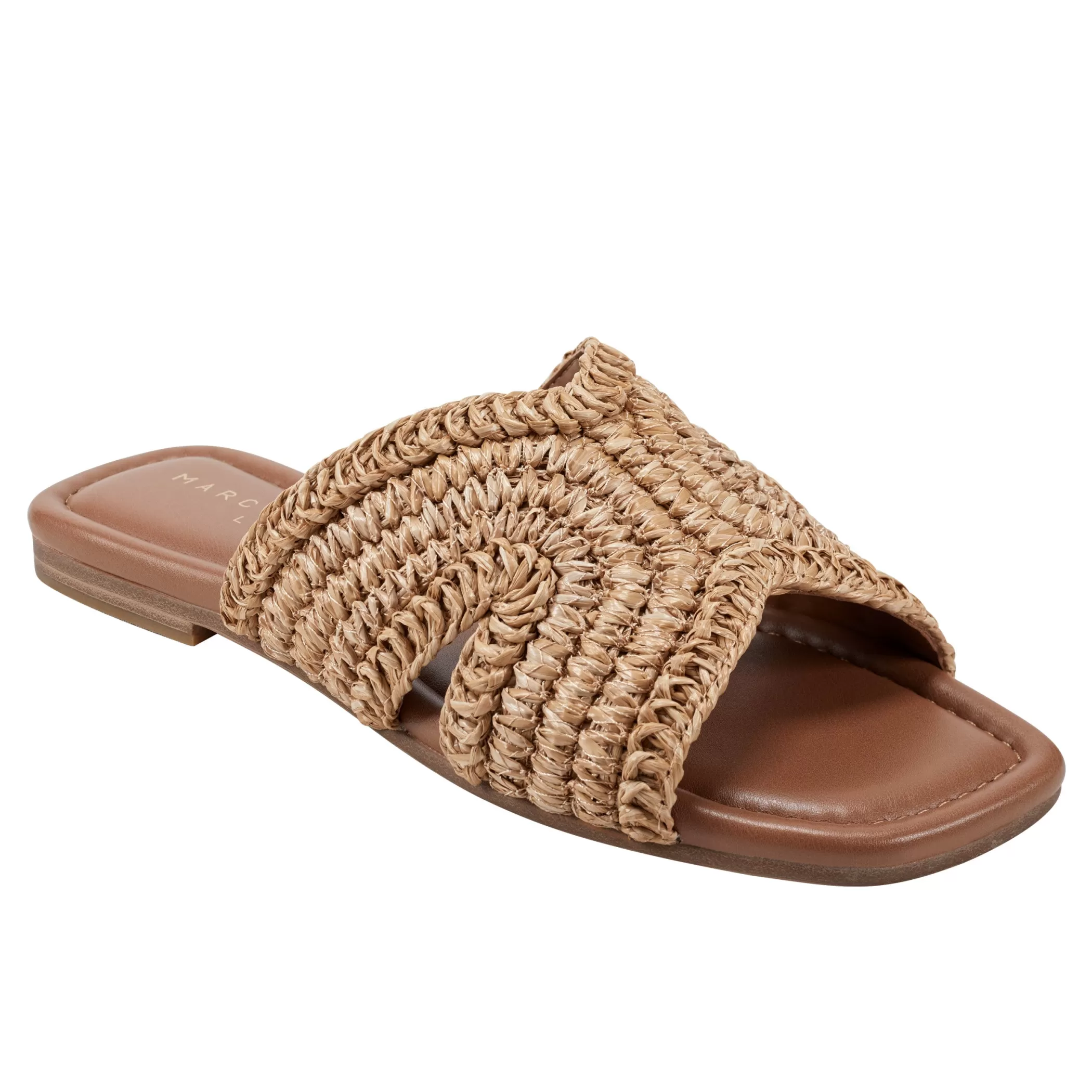 Online Marc Fisher Narda Flat Sandal Natural