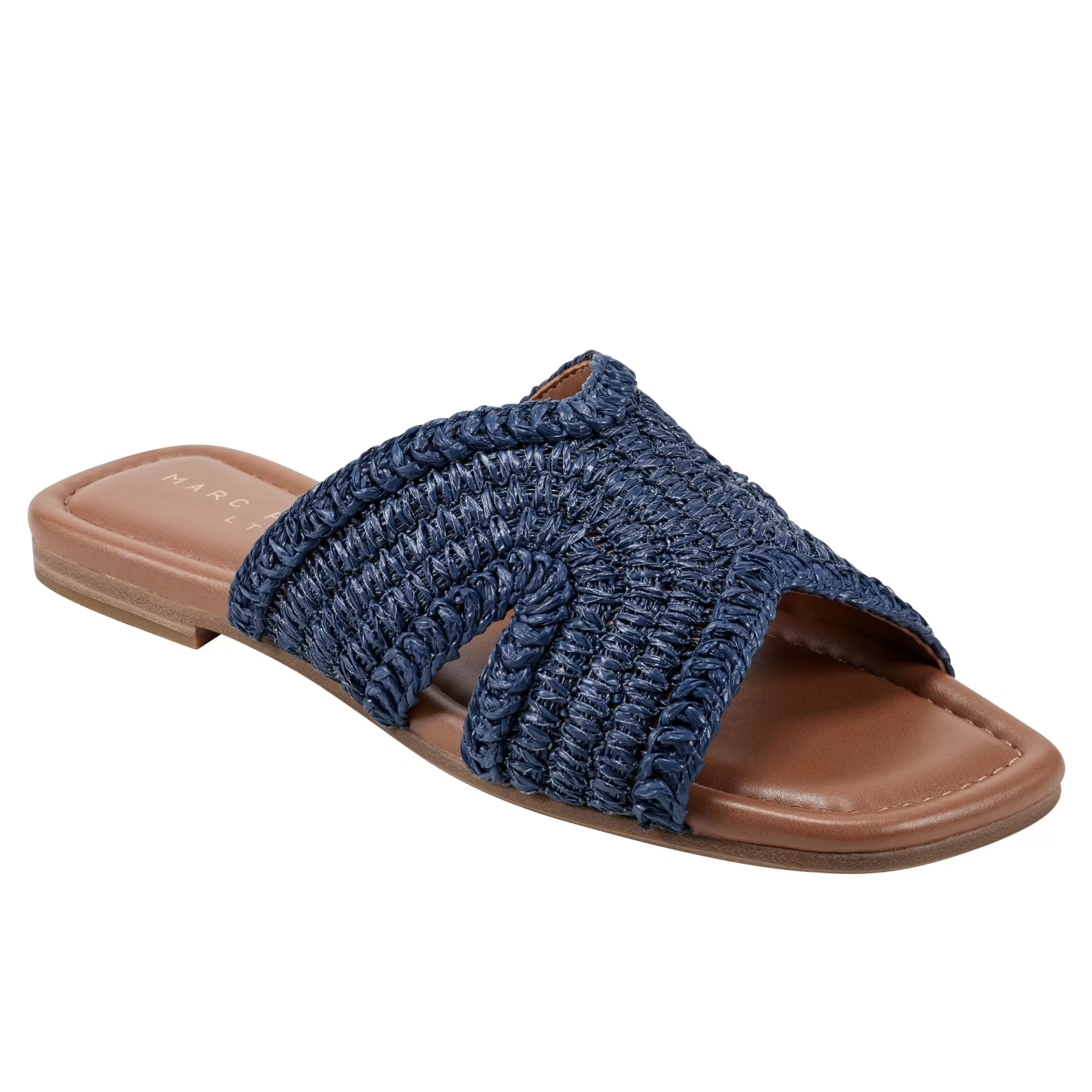 Cheap Marc Fisher Narda Flat Sandal Navy