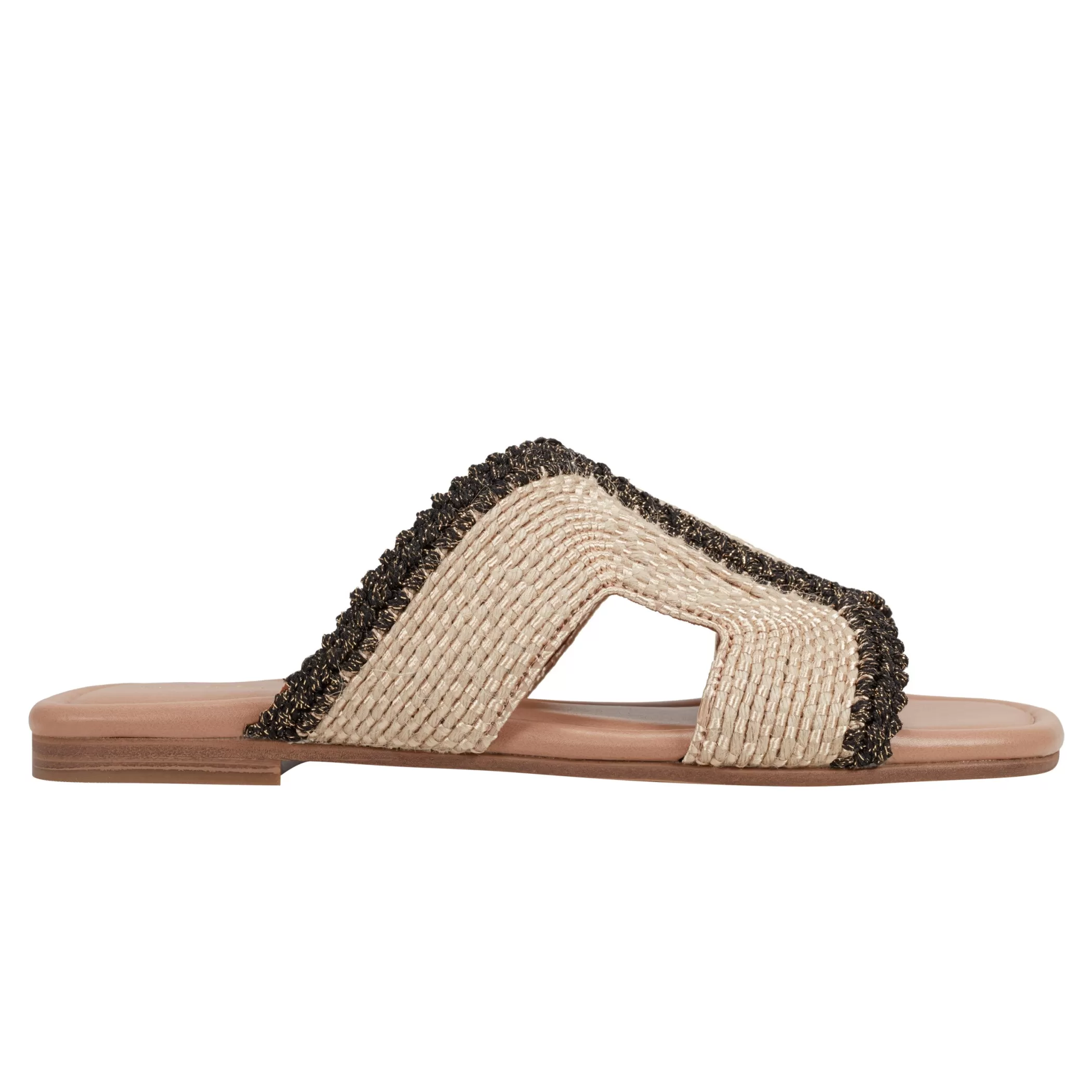 Flash Sale Marc Fisher Nashie Flat Sandal Natural Raffia