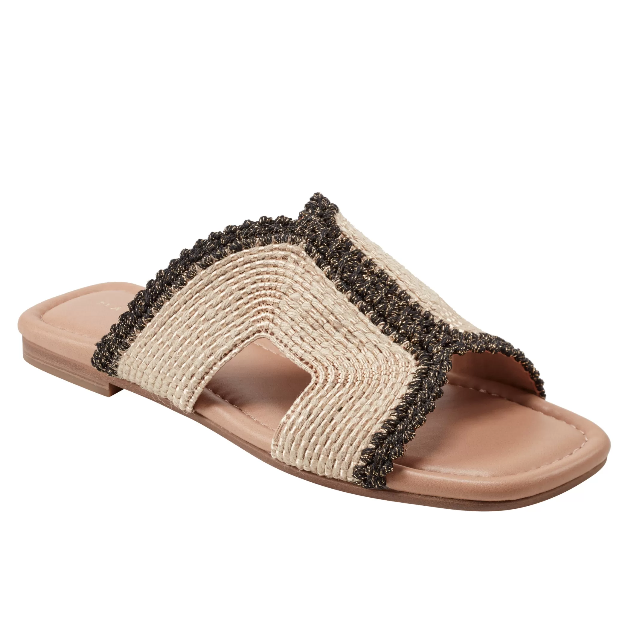 Flash Sale Marc Fisher Nashie Flat Sandal Natural Raffia