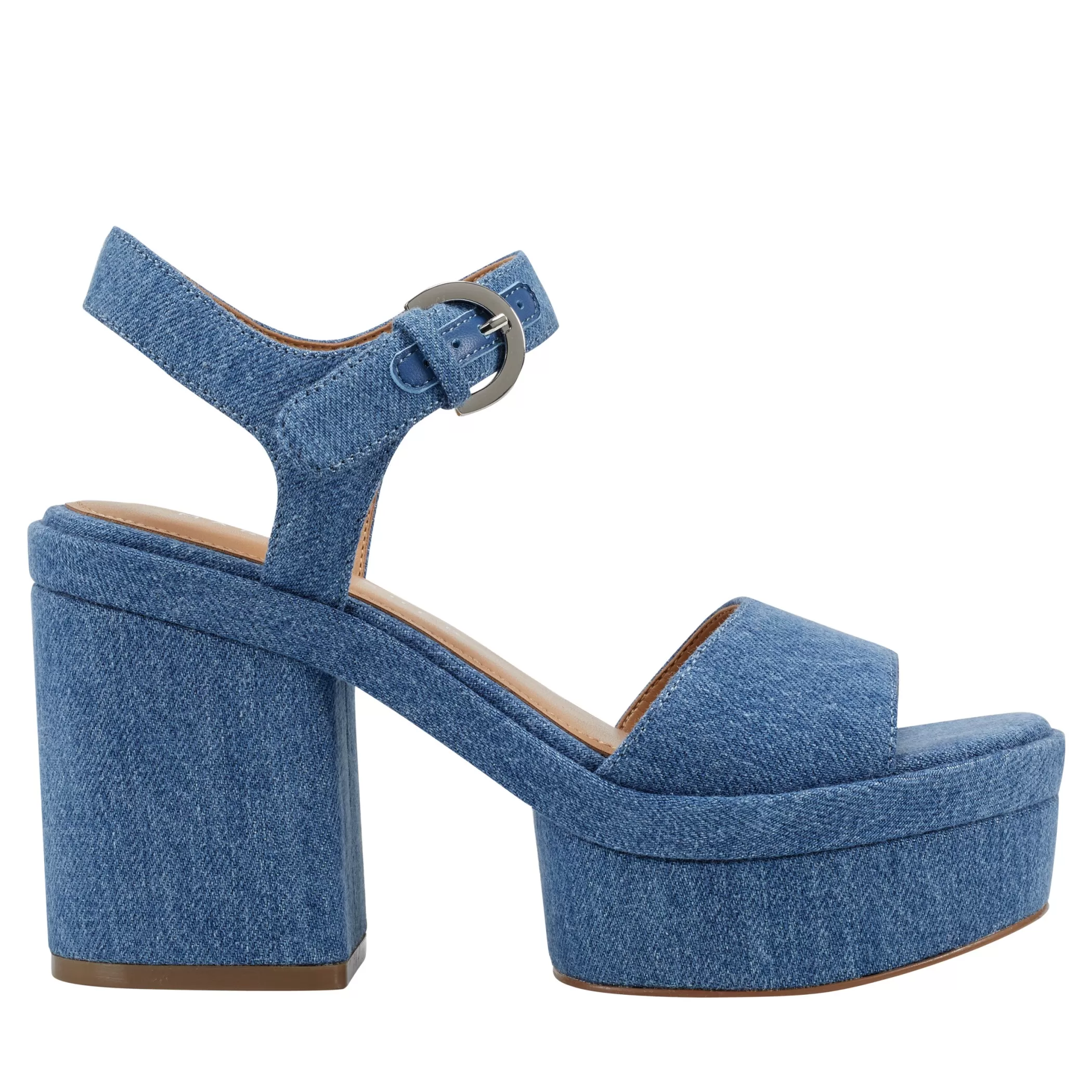 Clearance Marc Fisher Normi Platform Sandal Denim