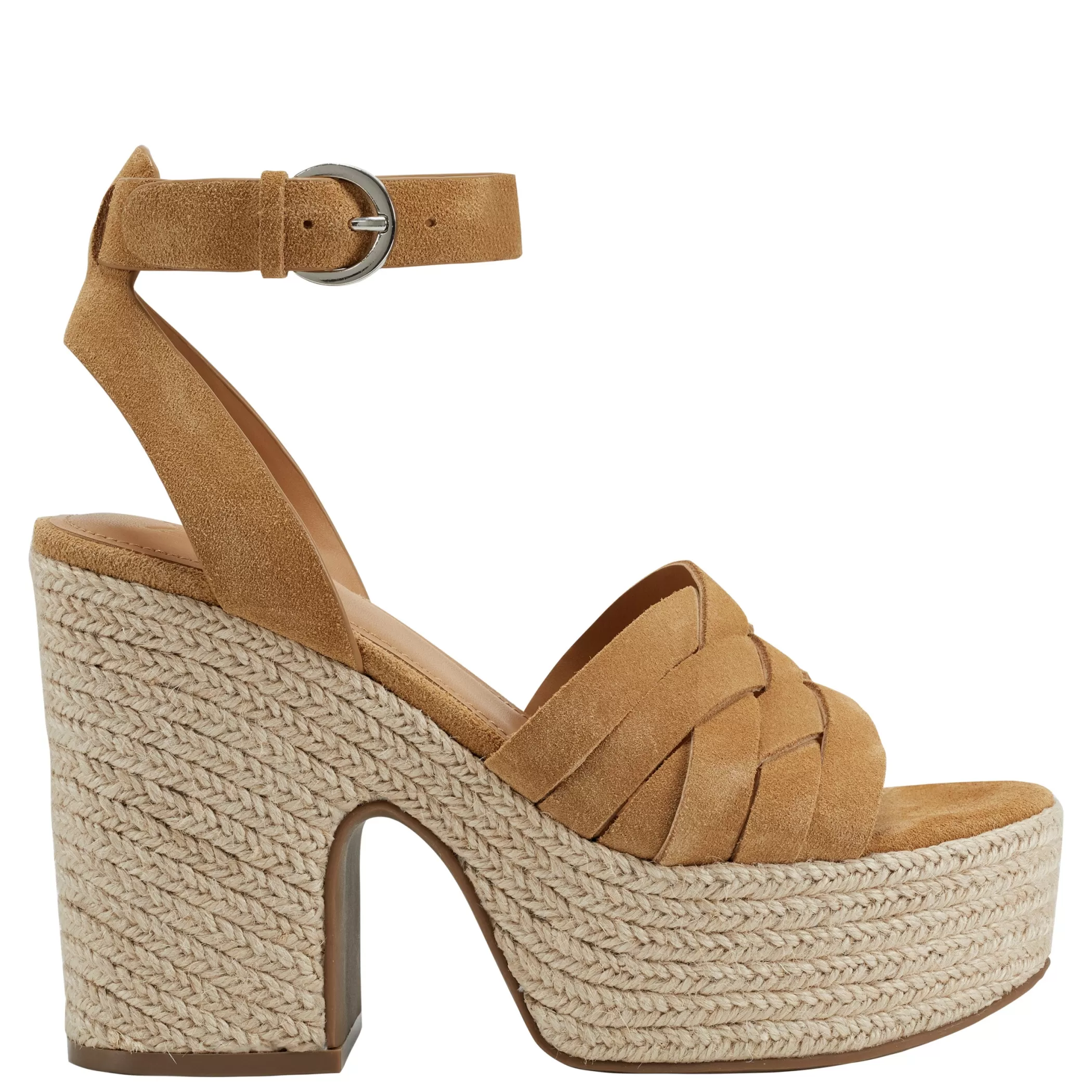 Cheap Marc Fisher Oaten Espadrille Platform Sandal Natural