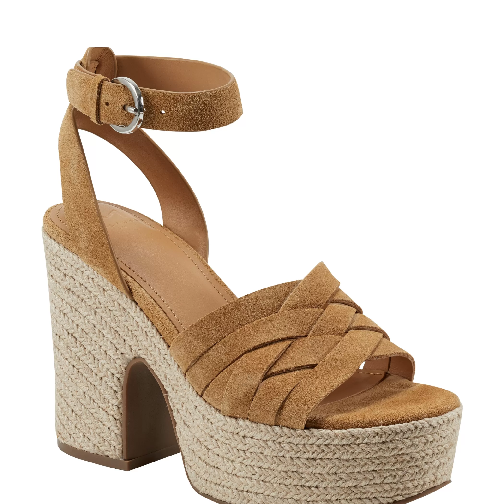 Cheap Marc Fisher Oaten Espadrille Platform Sandal Natural