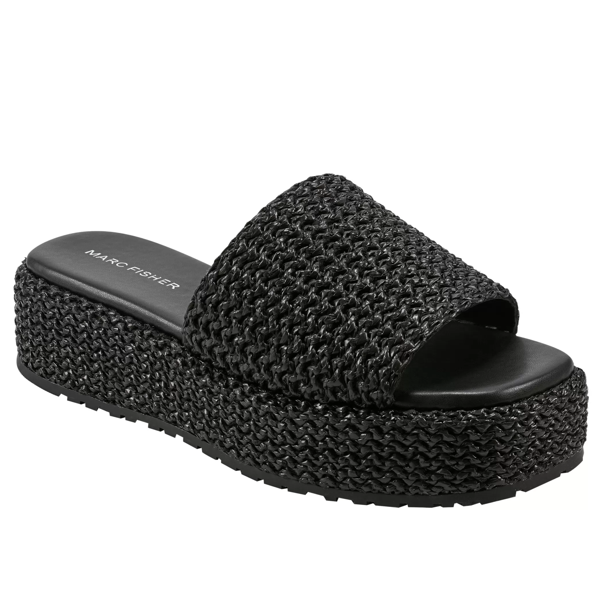 Cheap Marc Fisher Pais Flatform Sandal Black