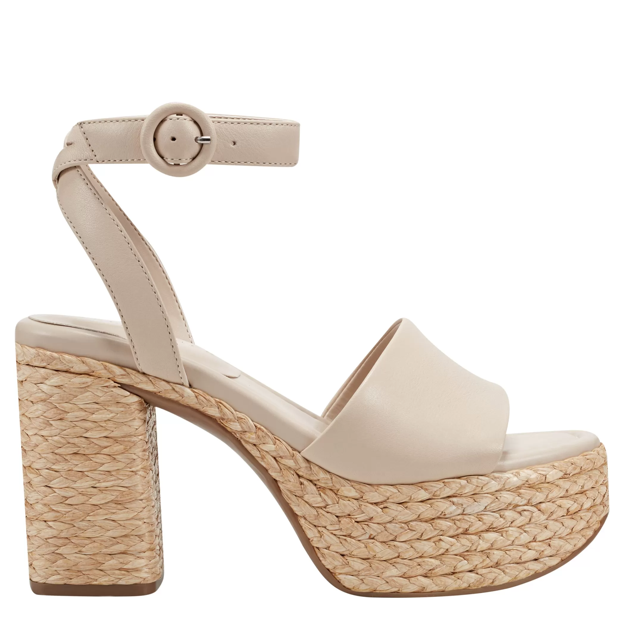 Store Marc Fisher Palyca Platform Espadrille Sandal Natural Leather