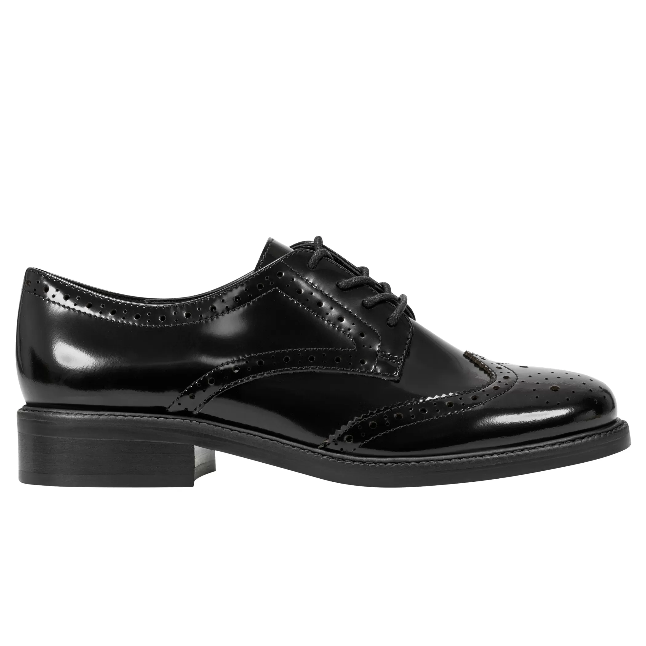 Hot Marc Fisher Perrie Lace-Up Oxford Black Leather