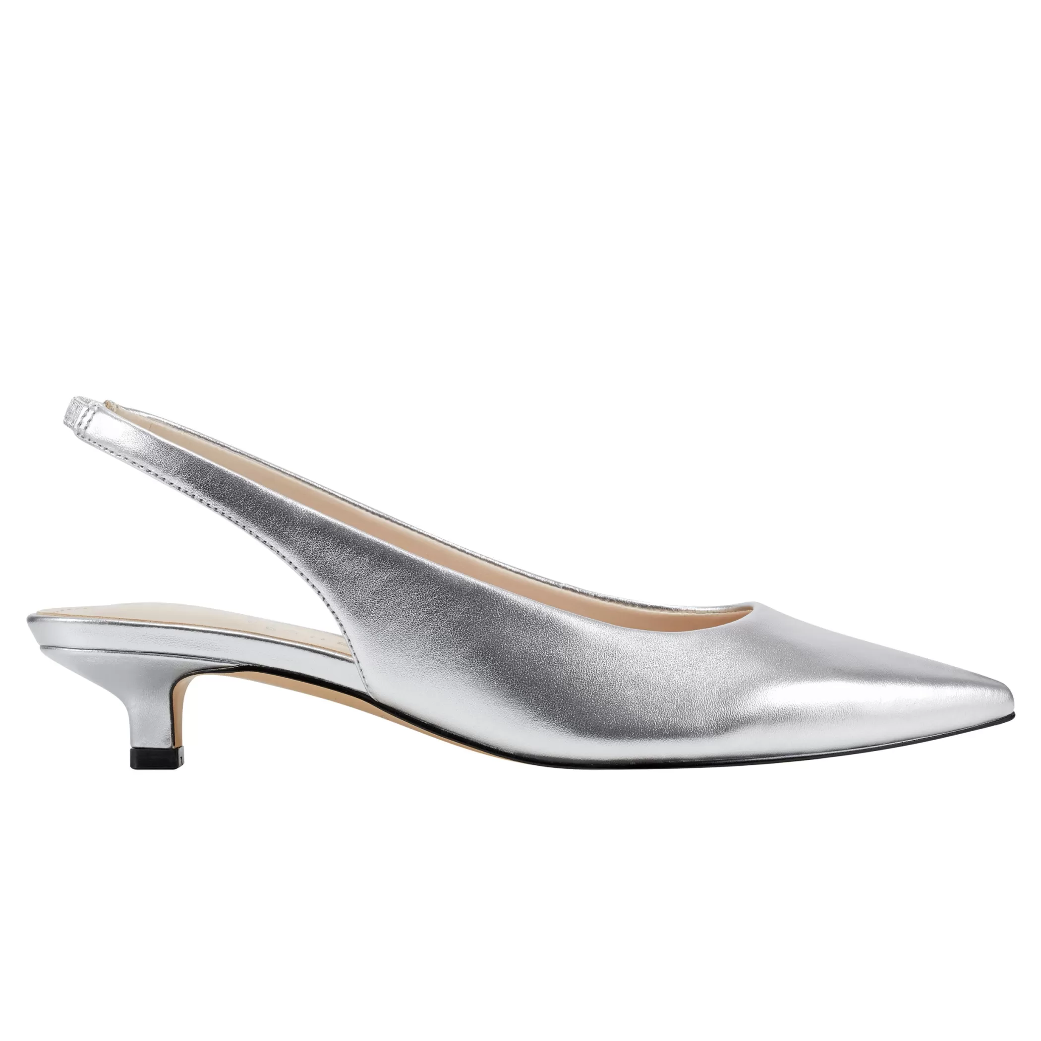 Best Sale Marc Fisher Posey Slingback Pump Silver