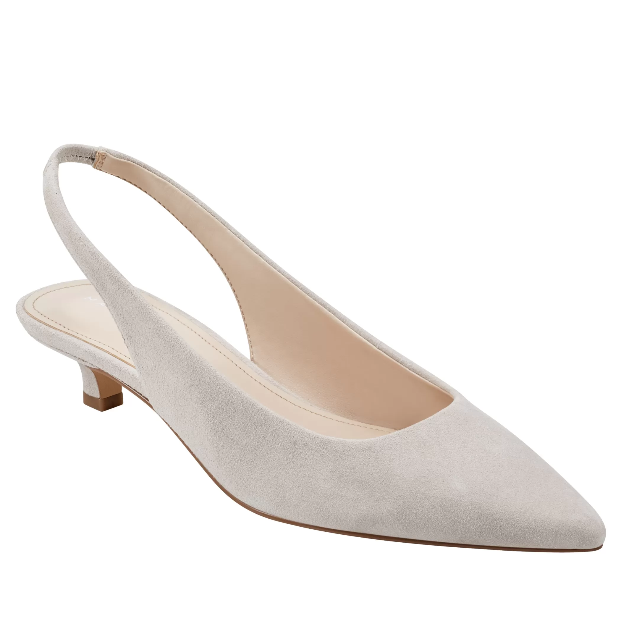 Best Marc Fisher Posey Slingback Pump Natural Suede