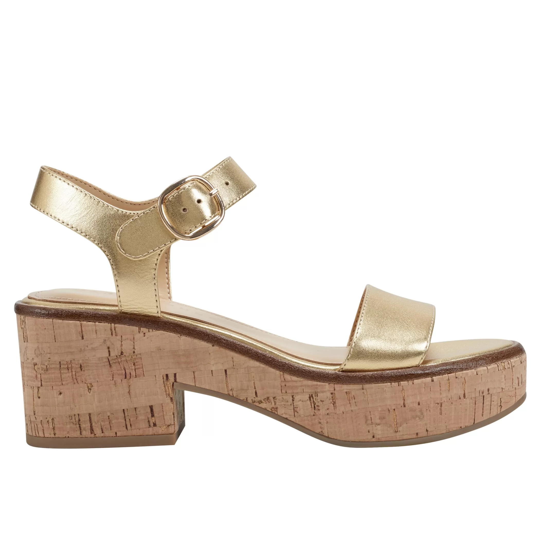 Outlet Marc Fisher Quessa Platform Sandal Platino