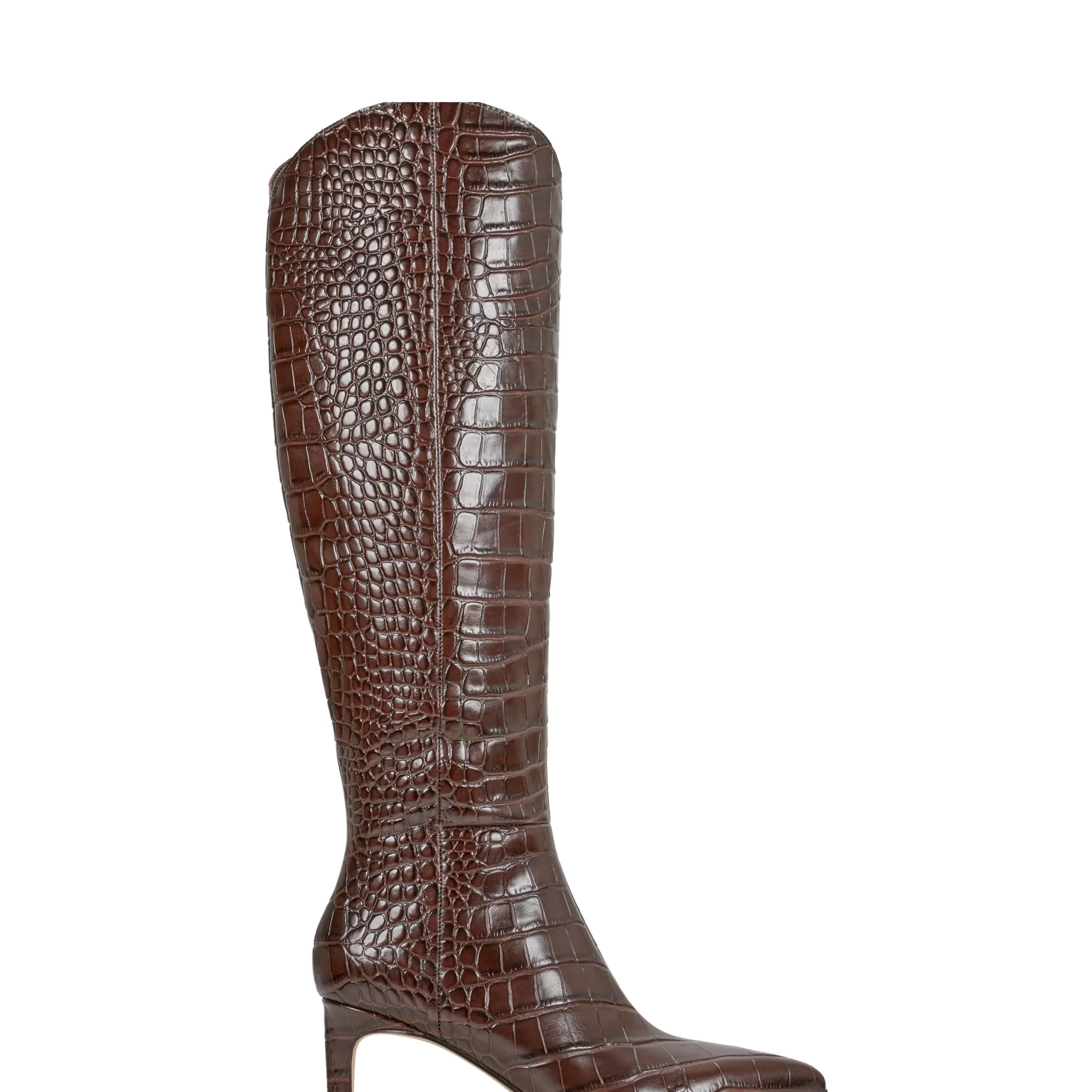 Flash Sale Marc Fisher Quinnie Dress Boot Brown Croco