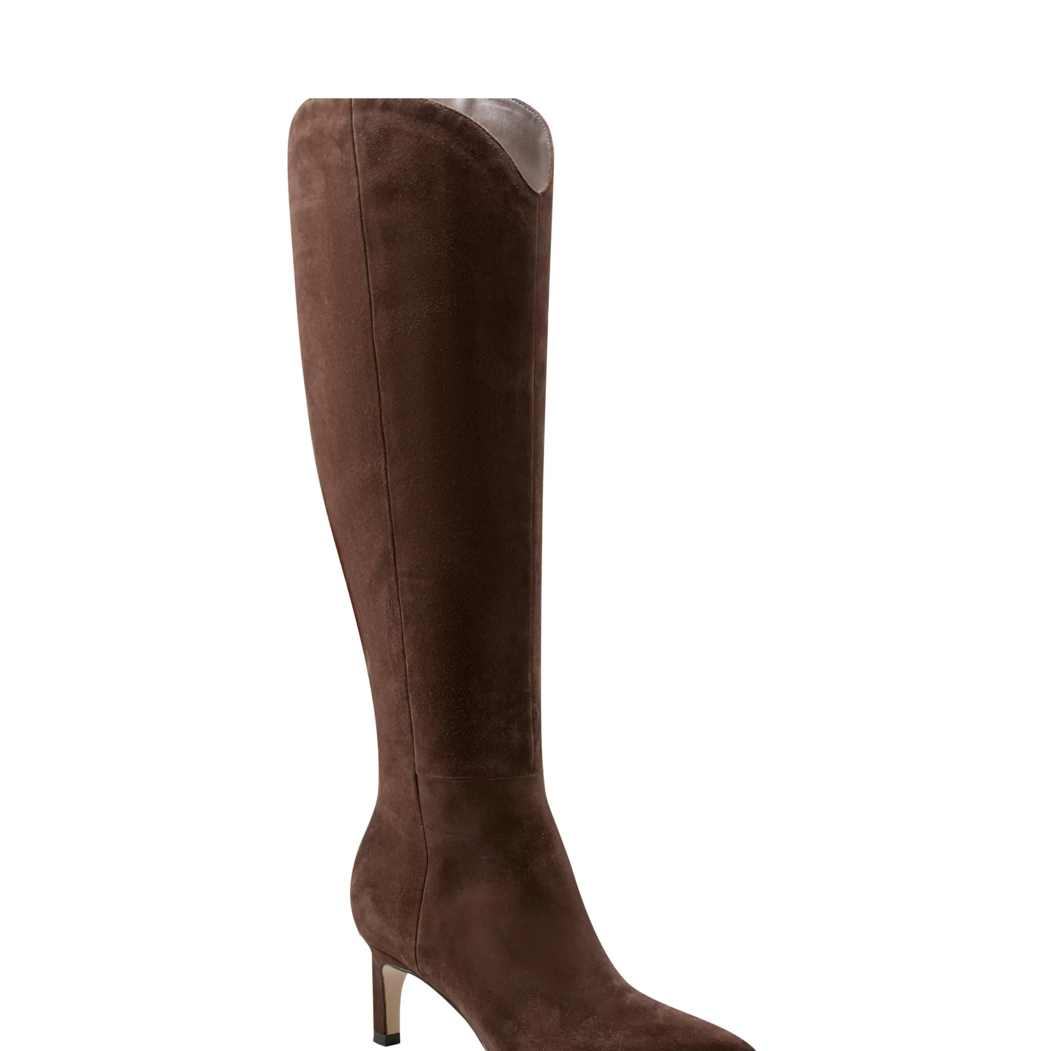 Online Marc Fisher Quinnie Dress Boot Dark Brown Suede