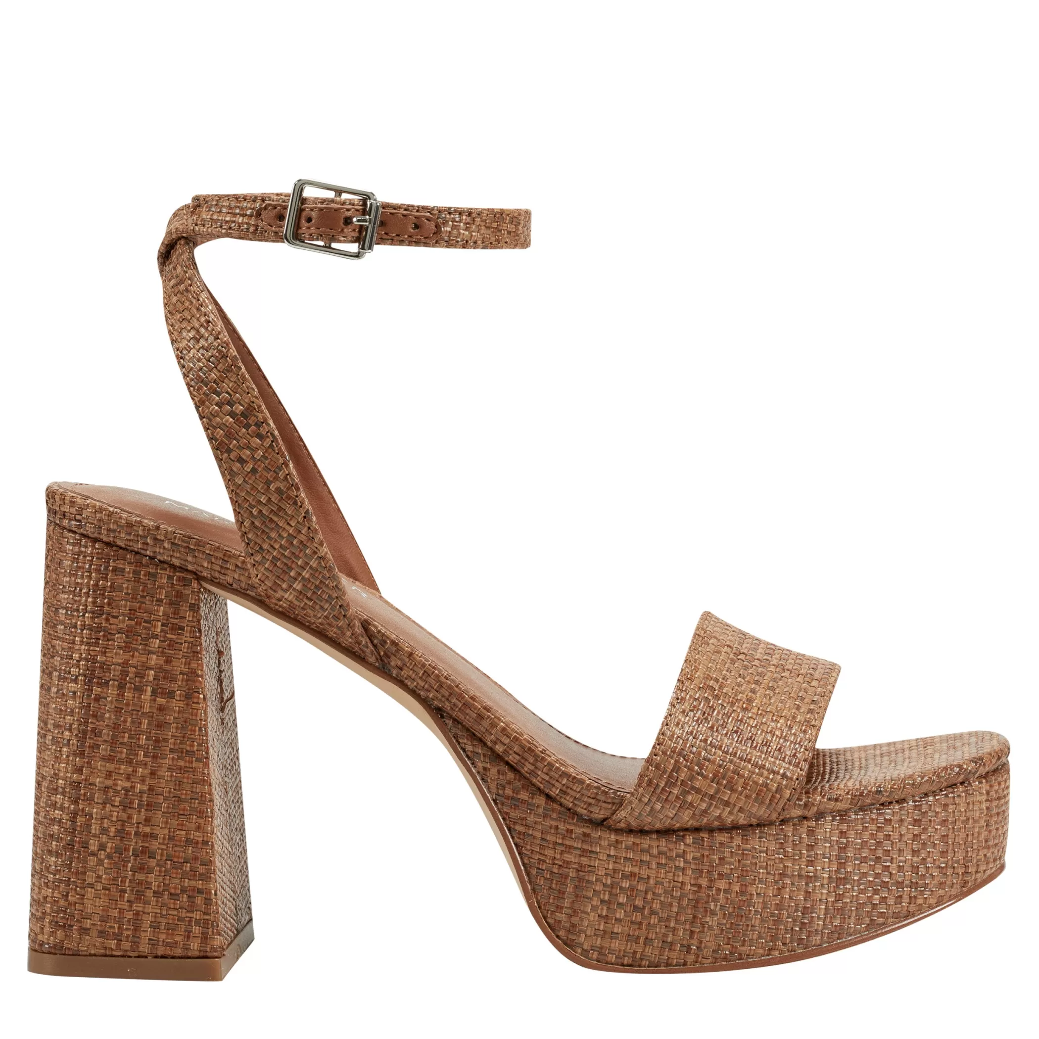 Hot Marc Fisher Sadel Platform Sandal Cognac