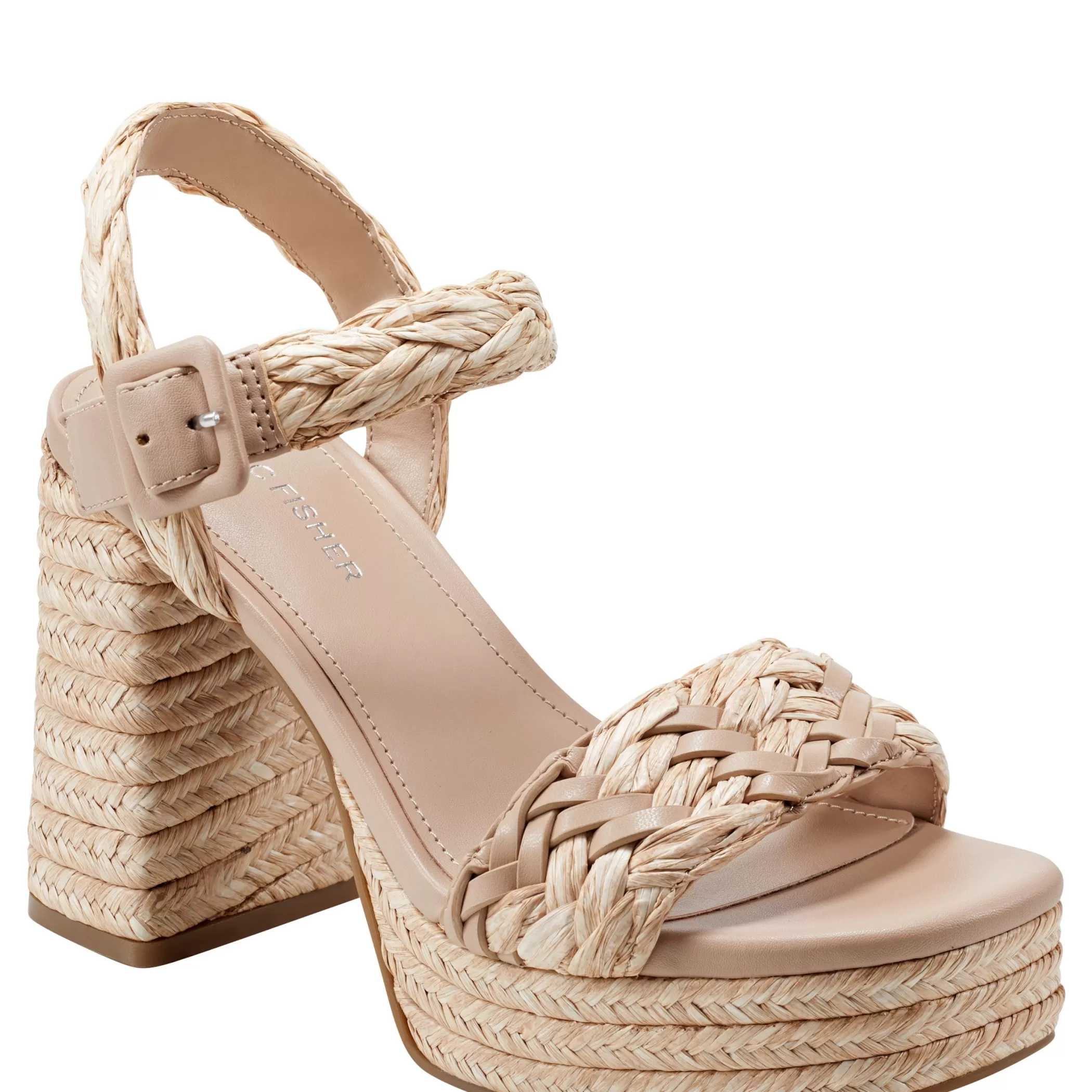 Cheap Marc Fisher Seclude Platform Sandal Light Natural