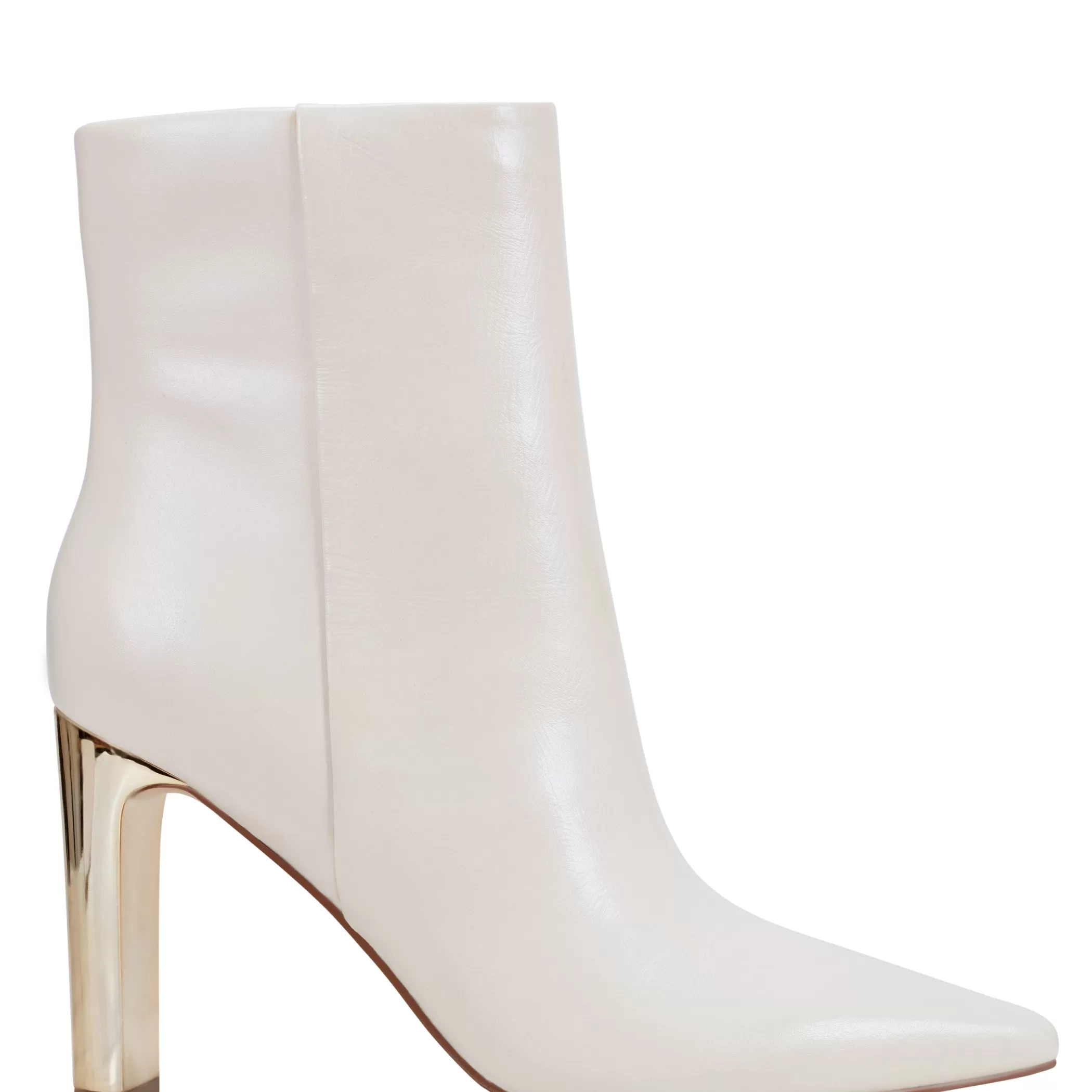 New Marc Fisher Talyna Dress Bootie Chic Cream Leather