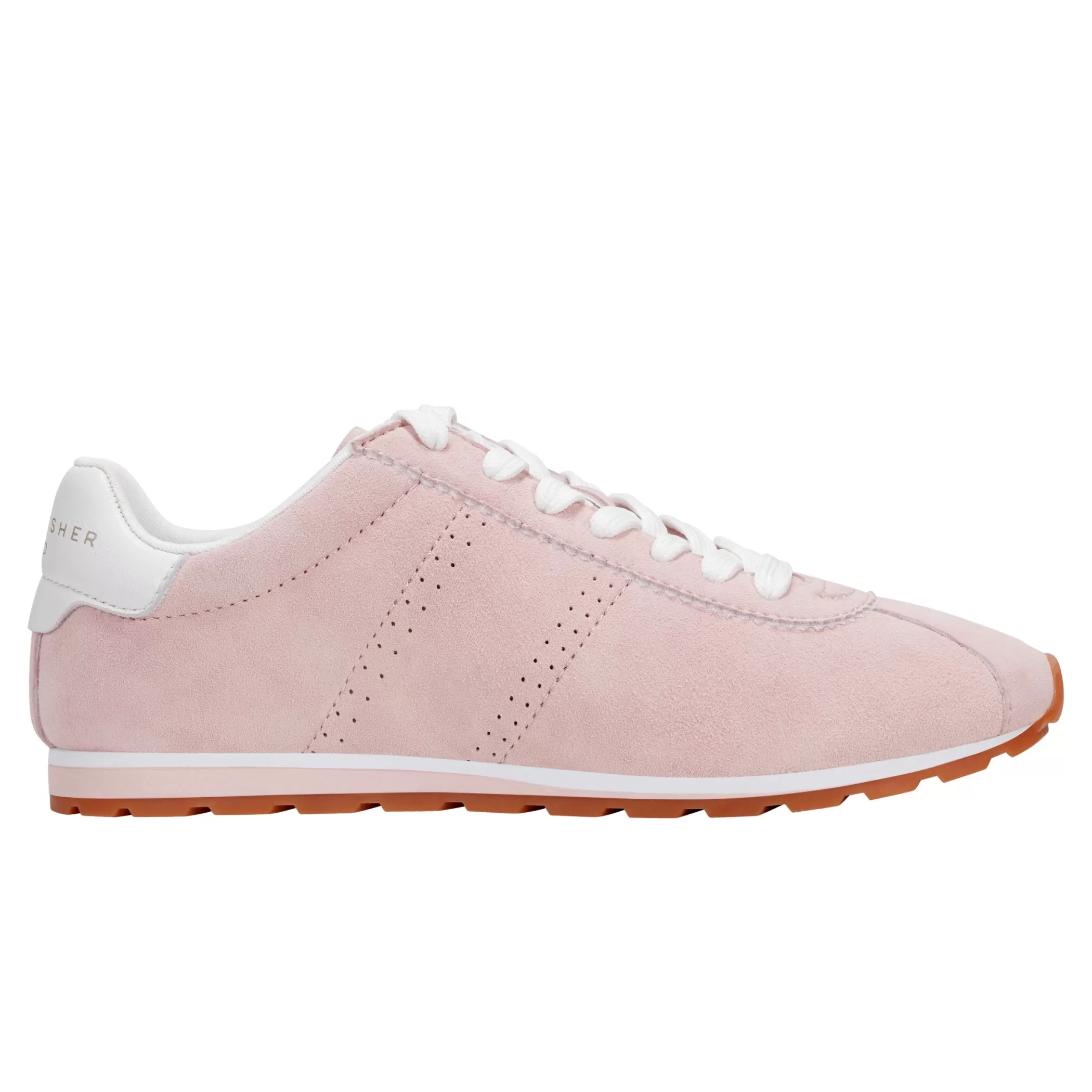 Flash Sale Marc Fisher Teddy Laceup Sneaker Light Pink Suede