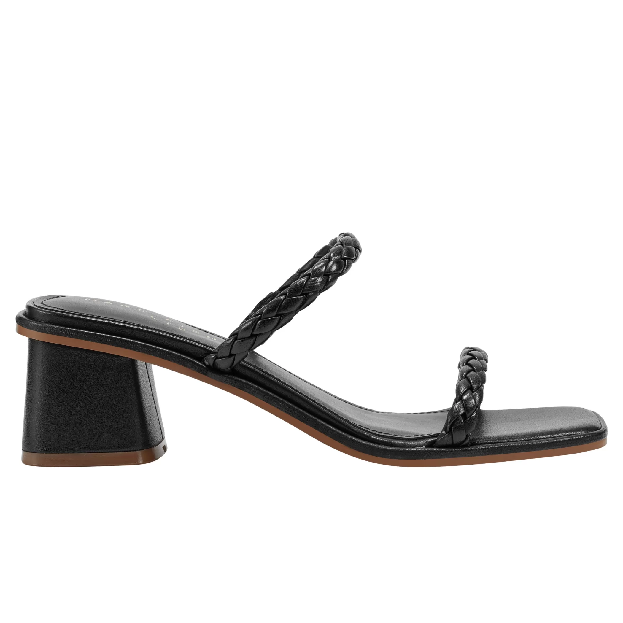 Store Marc Fisher Thoral Block Heel Sandal Black