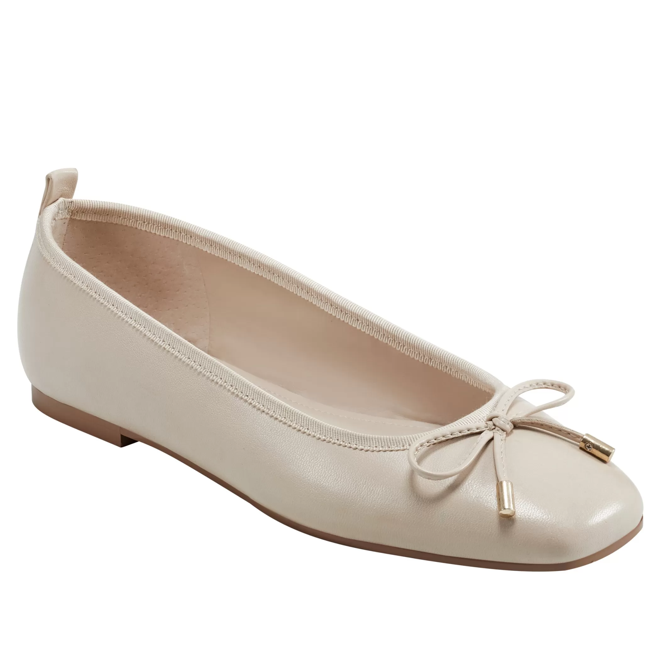 Cheap Marc Fisher Ubet Slip-on Casual Flat Chic Cream