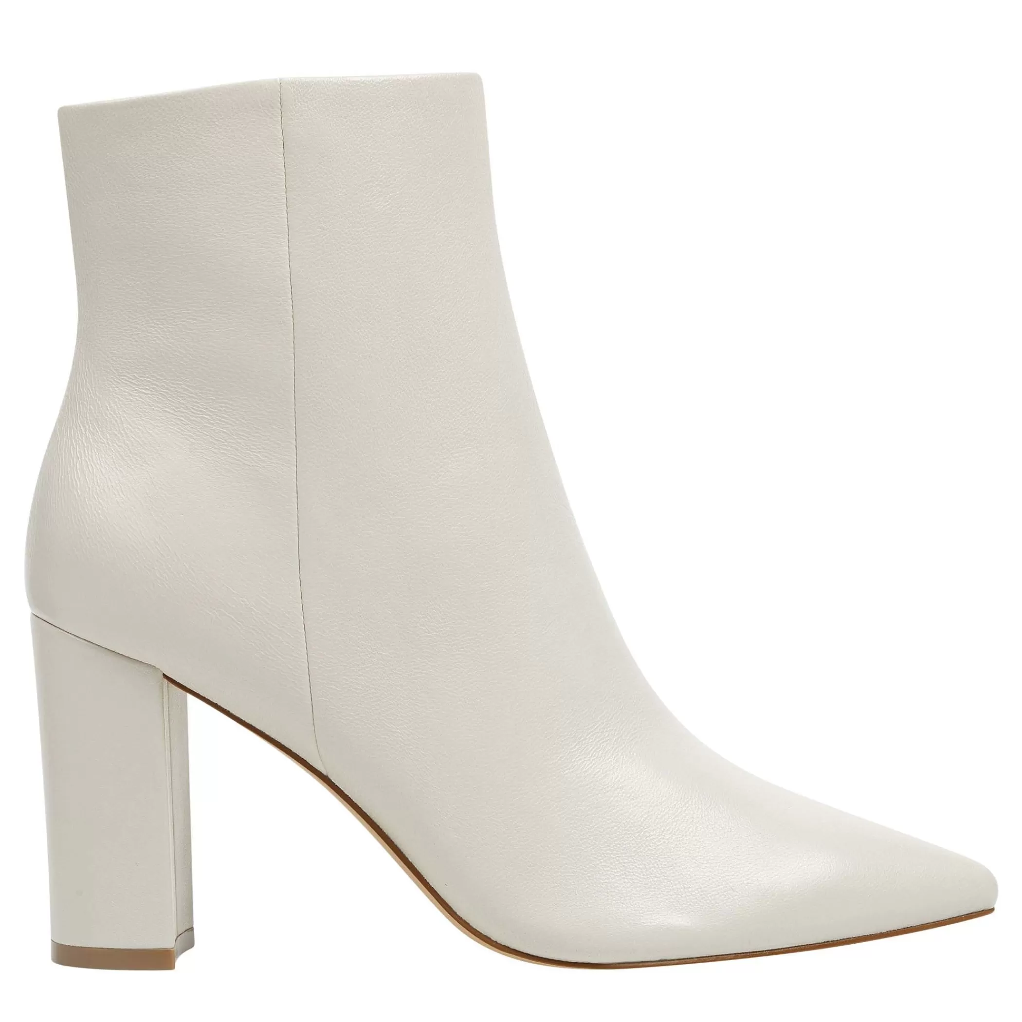 Online Marc Fisher Ulani Heeled Bootie Ivory Leather