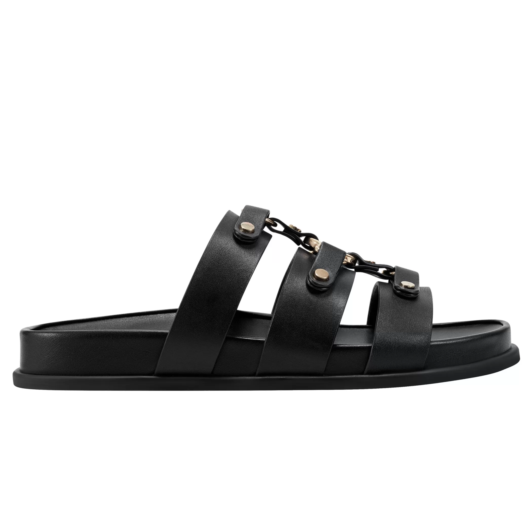 Shop Marc Fisher Verity Flat Footbed Sandal Black