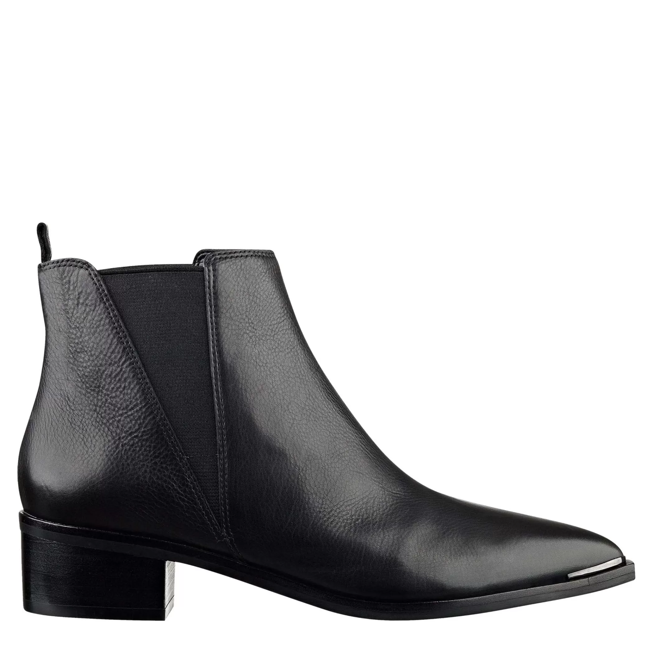 Online Marc Fisher Yale Pointy Toe Chelsea Bootie Black Leather