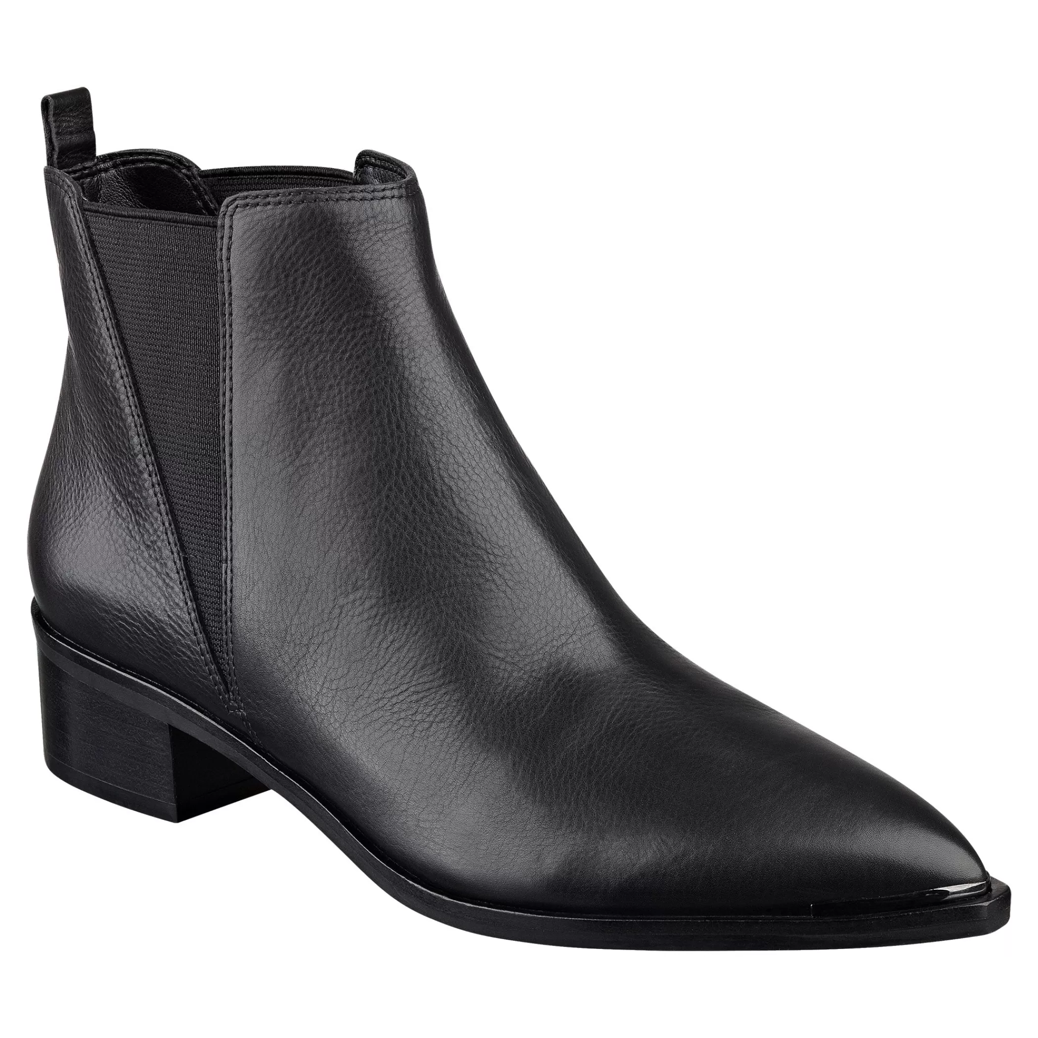 Online Marc Fisher Yale Pointy Toe Chelsea Bootie Black Leather