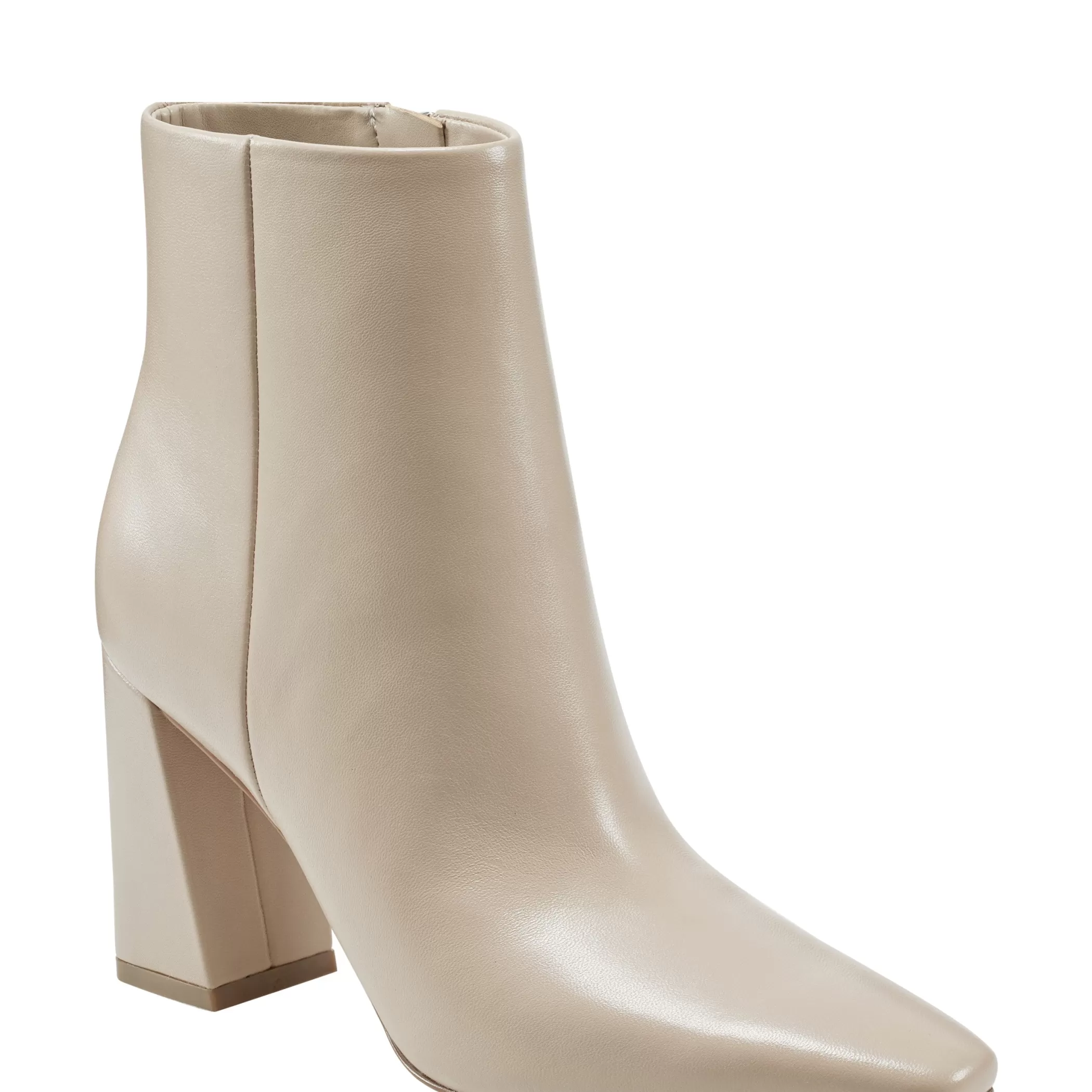 Hot Marc Fisher Yanara Heeled Bootie Natural Leather