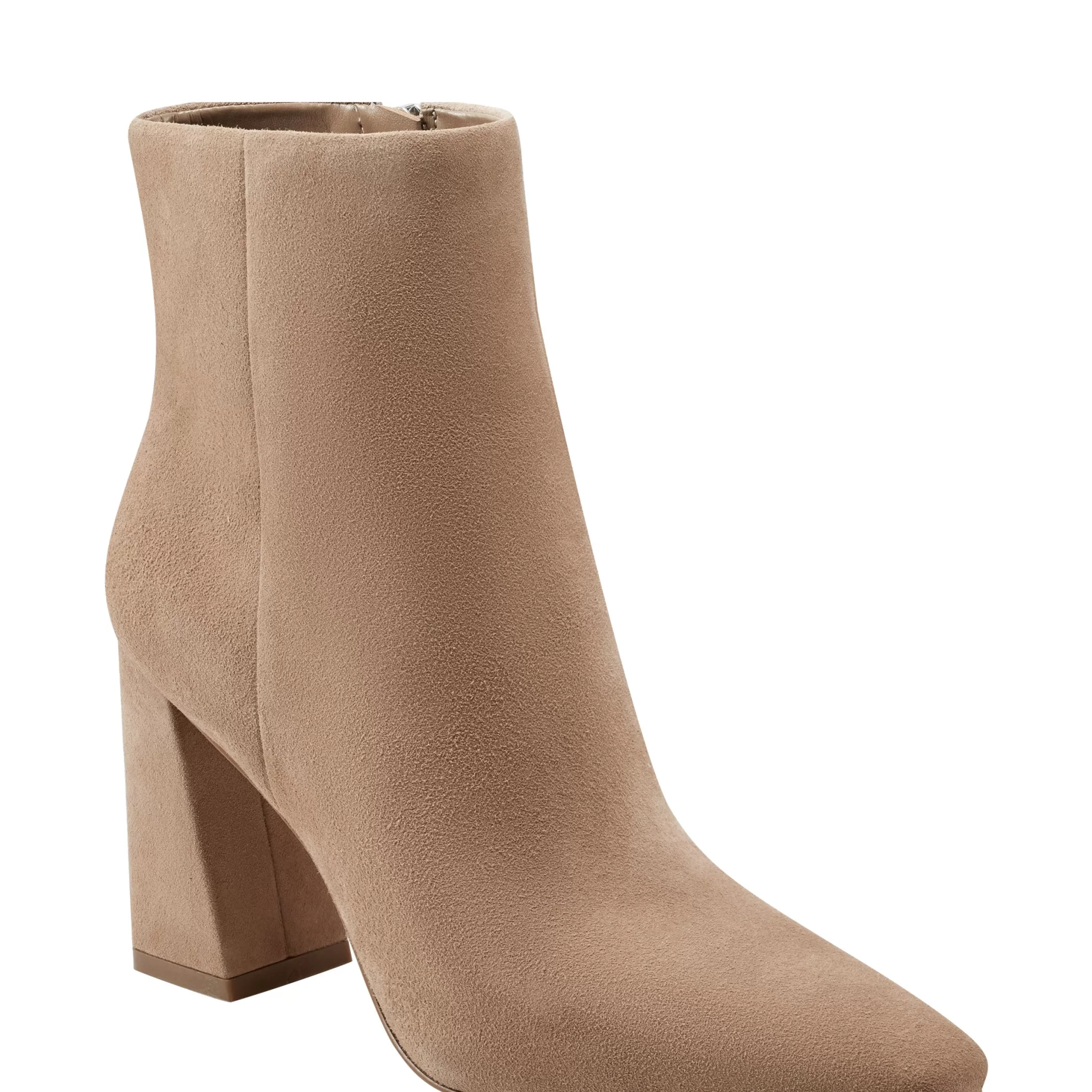 Cheap Marc Fisher Yanara Heeled Bootie Cognac Suede