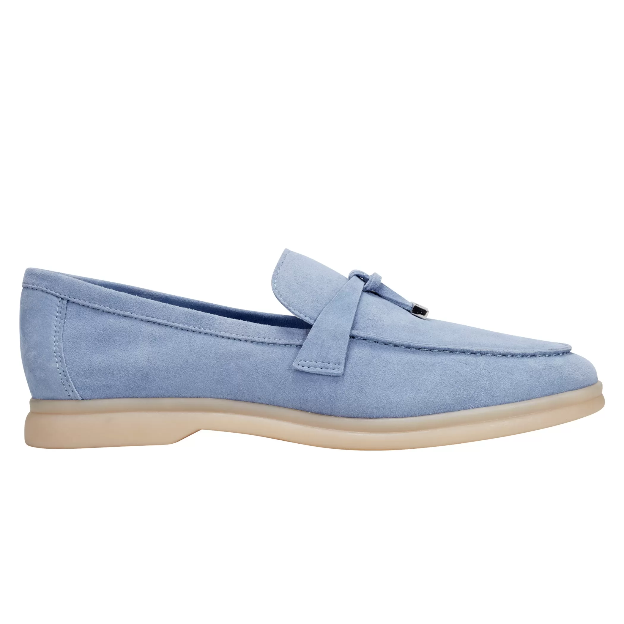 Online Marc Fisher Yanelli Casual Loafer Light Blue Suede